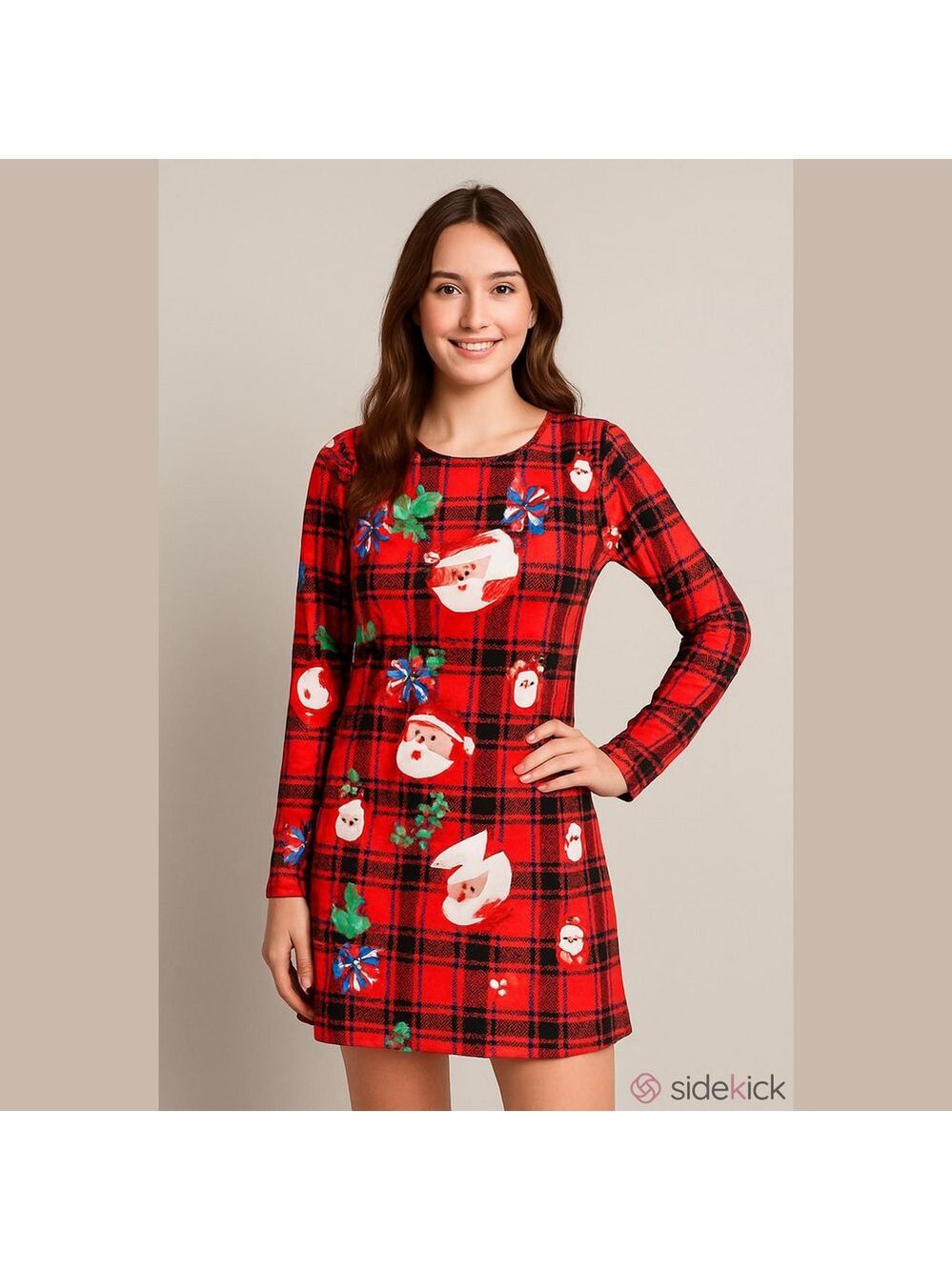 First Lady long sleeve holiday Christmas dress Woman’s size Medium